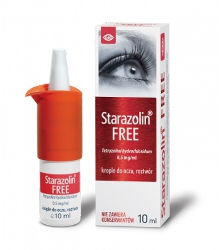 Polpharma Starazolin Free 0,5mg/m krople do oczu 10ml