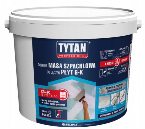 Tytan Masa szpachlowa do płyt gipsowo kartonowych G-K 1,8 kg