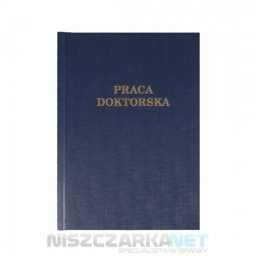 Opus O. HARD Classic Okładka kanałowa twarda A Granatowa - Praca Doktorska
