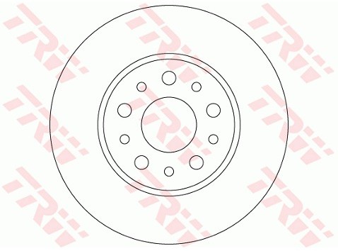 TRW Tarcza hamulcowa DF6228