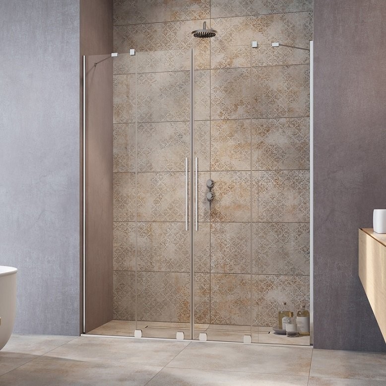 Radaway Furo DWD drzwi prysznicowe 150cm szkło przejrzyste 10108413-01-01/10111367-01-01 |