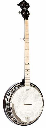 Ortega Guitars ORTEGA Falcon Series Banjo - Transparent Charcoal + Gigbag (OBJE400TCO) OBJE400TCO