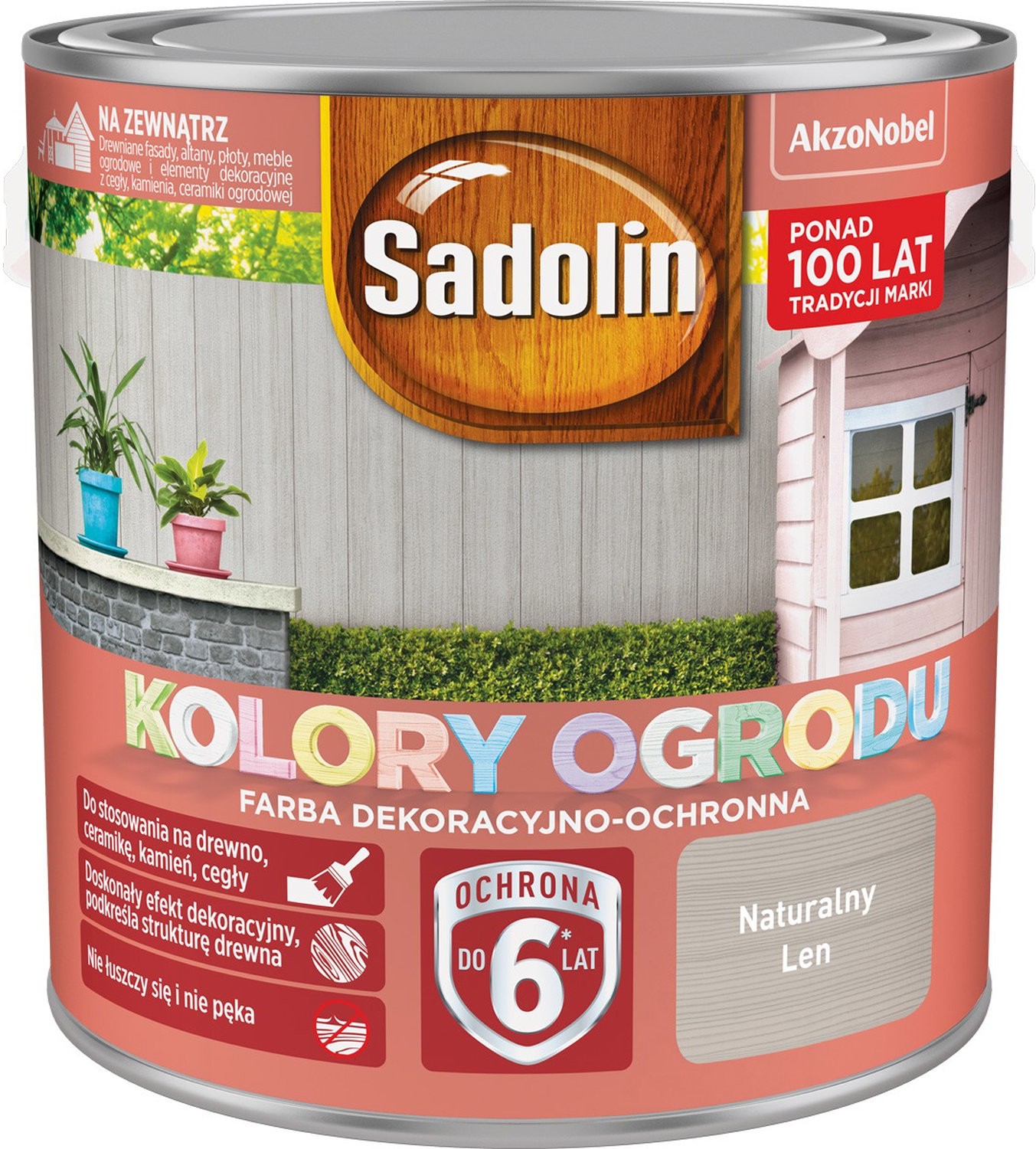Sadolin Kolory ogrodu Naturalny len 2,5 l