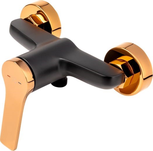 F-DESIGN SEPPIA FD1-SPA-7-25 czarny + różowe złoto miedź