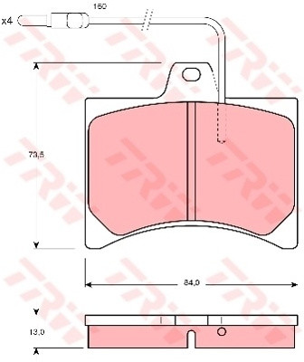 TRW KFZ Ausruestung GmbH) KFZ Ausruestung GmbH) GDB276 GDB276
