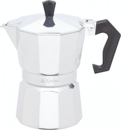KitchenCraft Kawiarka  perkolator LeXpress 150 ml aluminiowy srebrny twm_926924