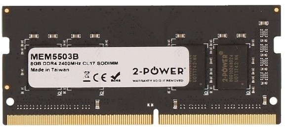 2-POWER  RAM 1x 8GB SO-DIMM DDR4 2400MHz PC4-19200 | MEM5503B MEM5503B