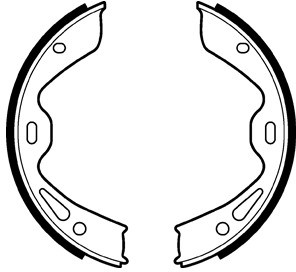 Delphi Zesatw szczęk hamulcowych, hamulec postojowy LS2120