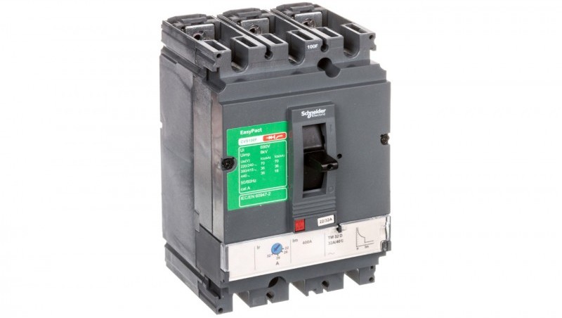 Schneider ELECTRIC Wyłącznik mocy 32A 3P 36kA EasyPact CVS100 TM32D LV510332 LV510332