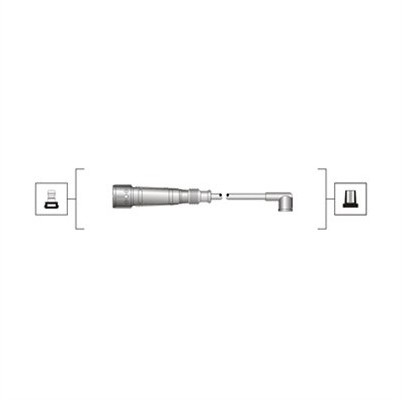 MAGNETI MARELLI Przewody zapłonowe - zestaw 941319170055