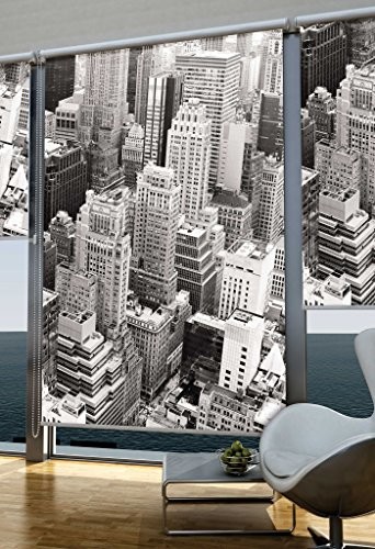 Startex 01567 DS 5020 roleta z boczną regulacją z cyfrowym nadrukiem do montażu na ścianie lub suficie, 160x80 cm 01567