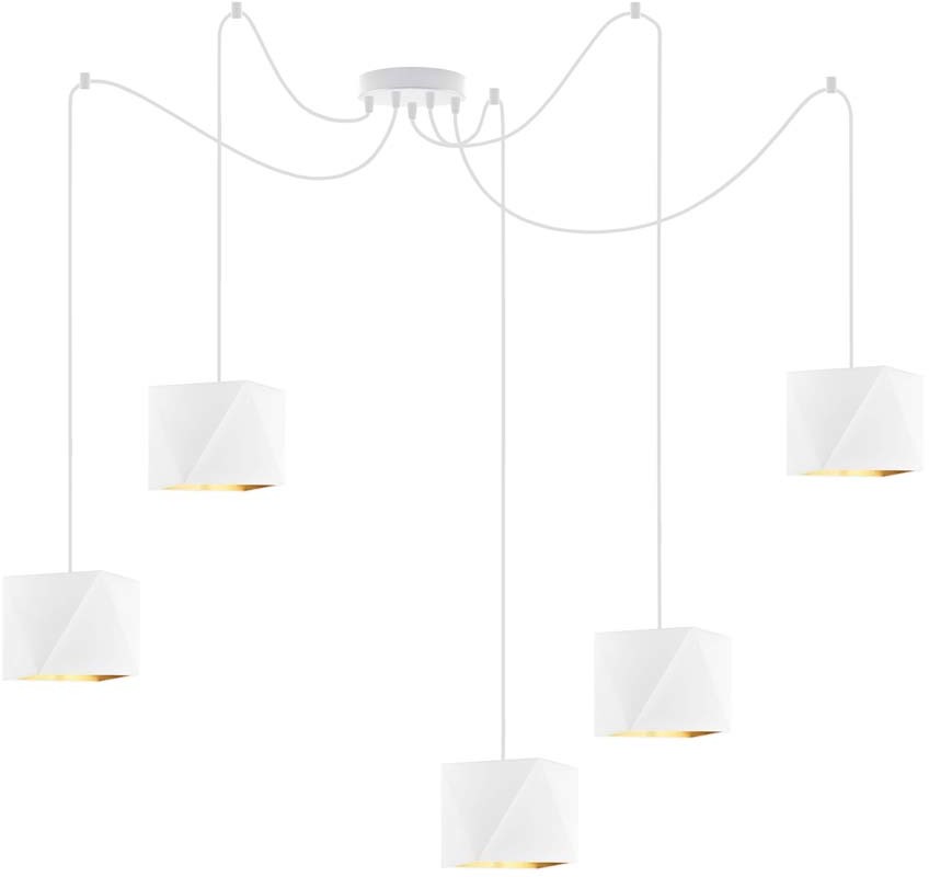 LYSNE Wisząca lampa pająk KANO GOLD 400040/85 D3
