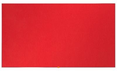 Nobo Tablica filcowa 123x70cm, panoramiczna 55", czerwona ACN1905312