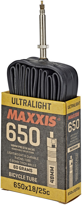 Maxxis UltraLight Inner Tube 650x18/25C SV 48mm 2021 Dętki