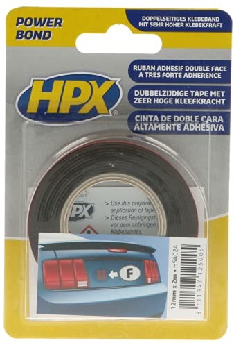 HPX HPX HSA024 taśma klejąca dwustronna, 12 mm x 2 m MHSA024