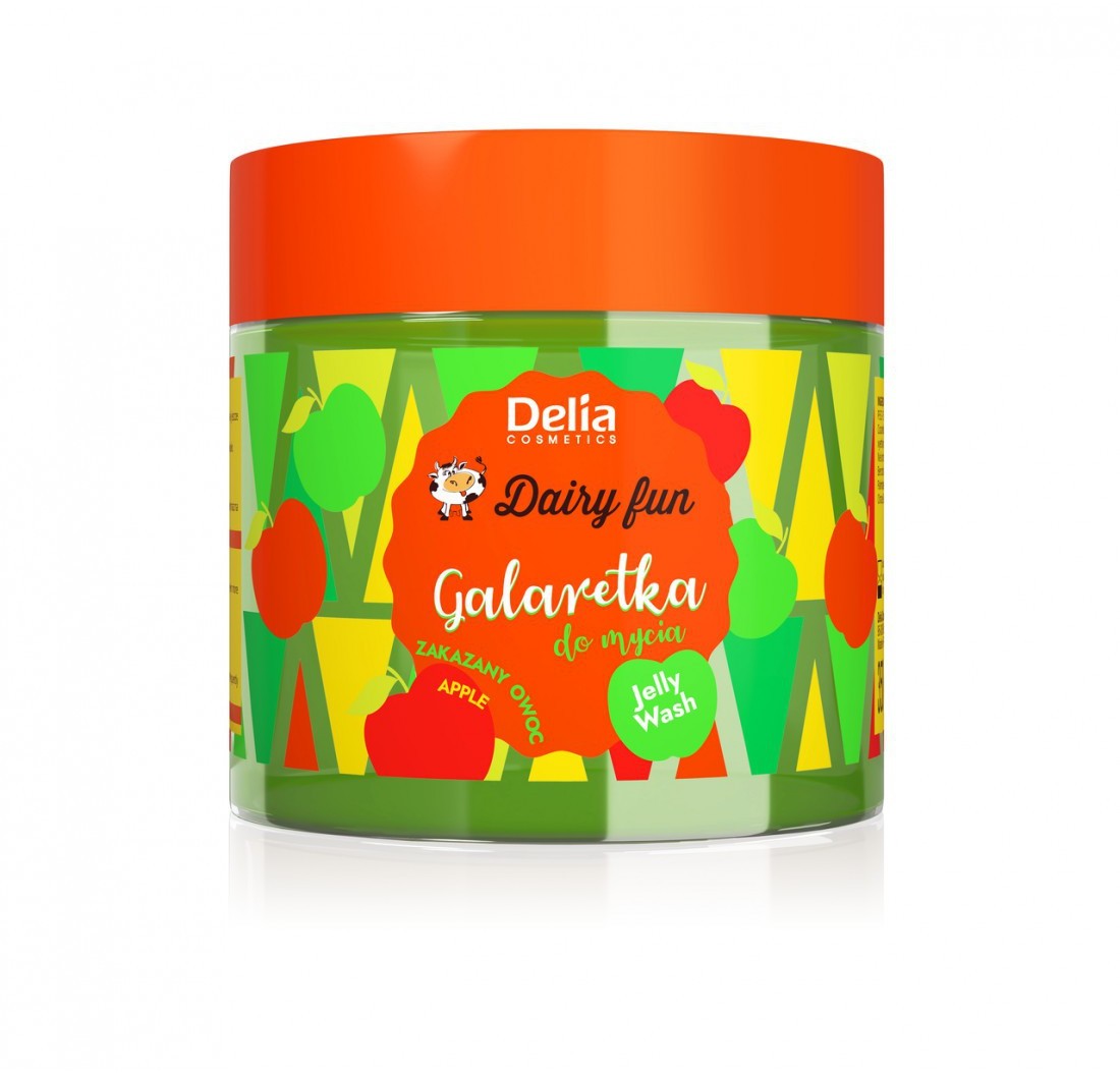 Delia DAIRY FUN GALARETKA DO MYCIA CIAŁA 350G ZAKAZANY OWOC