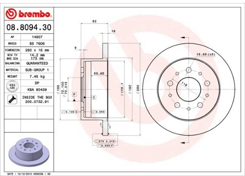 BREMBO 08.8094.30