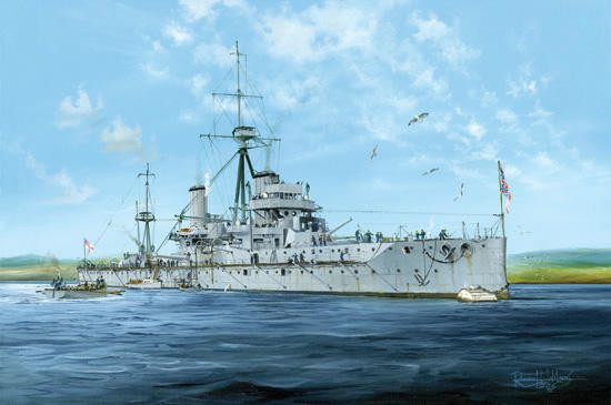 Trumpeter Pancernik HMS Dreadnought, 1915 05329