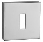 Tupai ROZETA KWADRATOWA 0986 Q POD KLUCZ KOLOR CHROM POLEROWANY