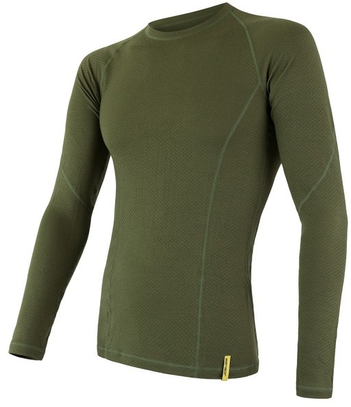 Sensor Merino DF Mens T-shirt Long Sleeve Zielony M ciemna 2018-2019