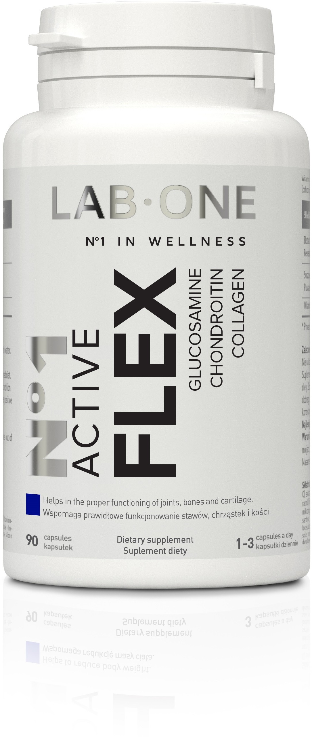 LAB ONE LAB ONE N1 Active Flex (Glukozamina Kolagen Chondroityna) 270 kapsułek