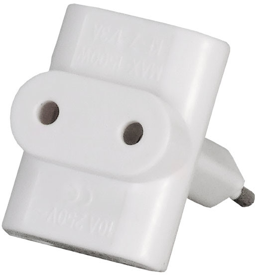 Rozgałęźnik 3 gniazda rozgałęziacz bez uziemienia