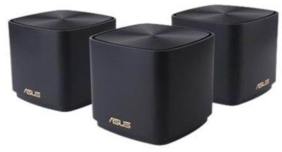 Asus ZenWiFi AX Mini Black (XD4) (3-pack) (90IG05N0-MO3R10)