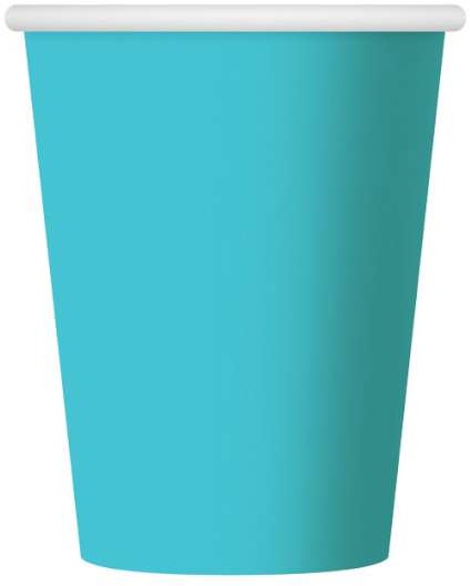 GoDan Kubeczki papierowe 270 ml, błękitne, 6 szt PF-KJB