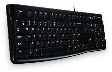 Logitech K120 USB ukraińsko Czarny klawiatura  klawiatura (standardowe, przewodowe, USB, czarny) 920-002643