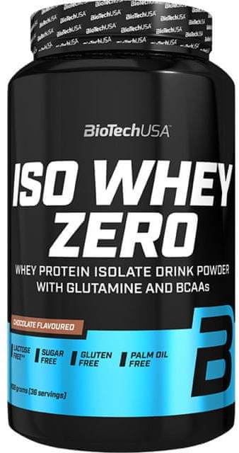 BioTech USA Iso Whey Zero 908 g czarny biszkopt