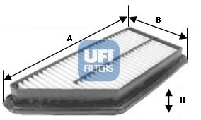 UFI Filtr powietrza 30.591.00 30.591.00