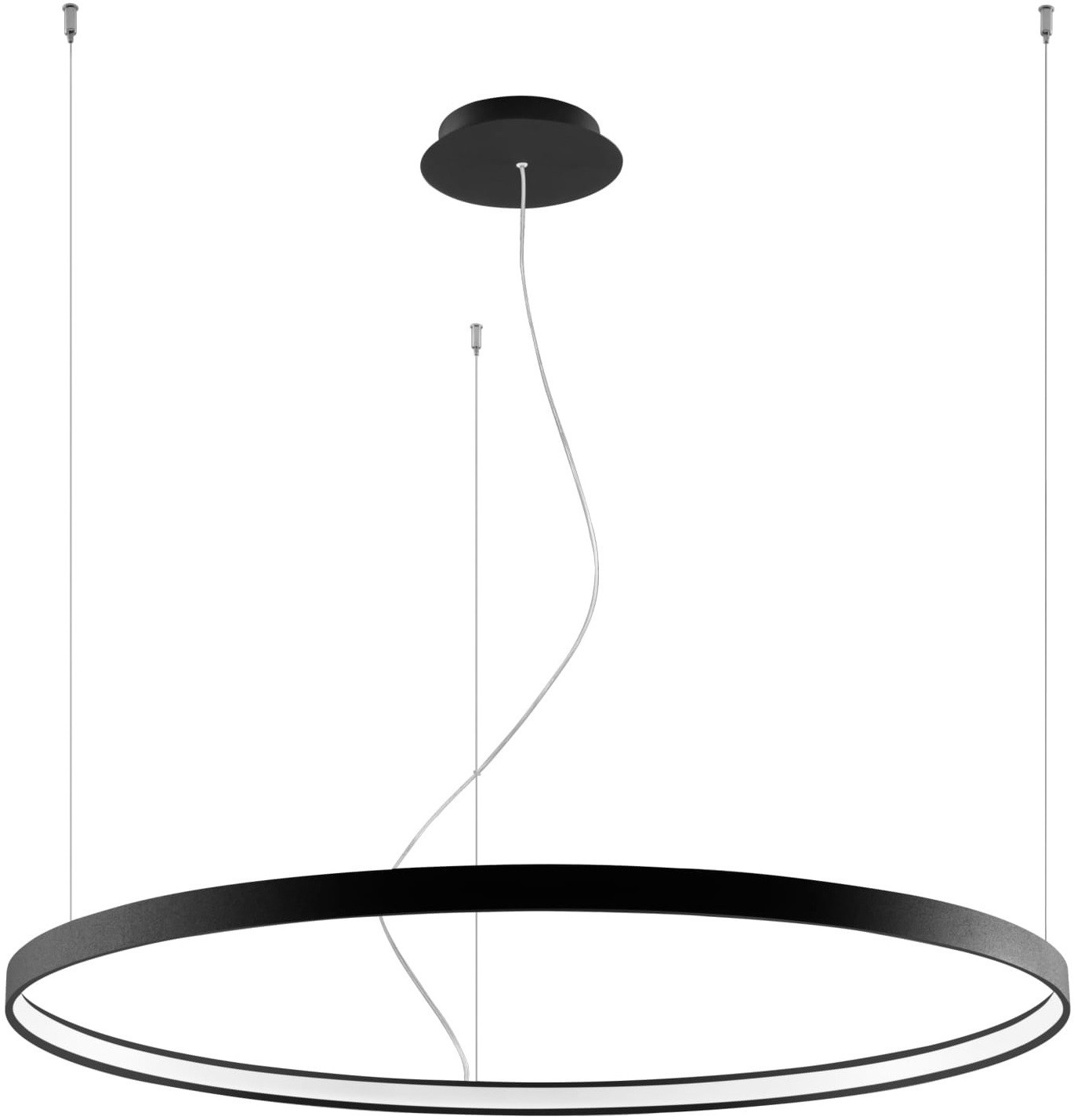 Thoro Rio lampa wisząca LED 100 ring czarna circle TH.103 - Thoro TH.103
