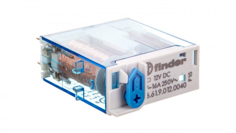 Finder Przekaźnik miniaturowy 1P 16A 12V DC 46.61.9.012.0040 46.61.9.012.0040