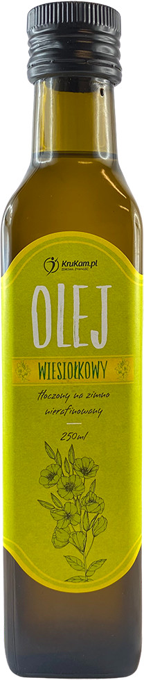 KruKam Olej z wiesiołka tłoczony na zimno 250ml