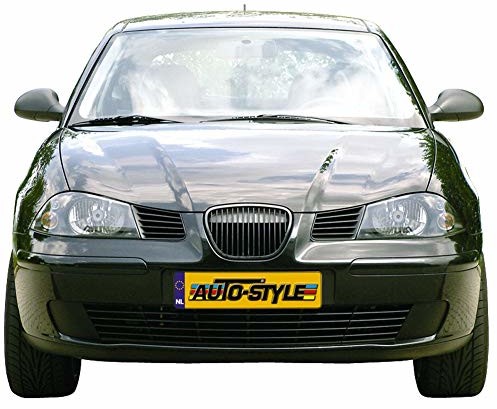 AUTOSTYLE Grill bez marki, kompatybilny z Seat Ibiza/Cordoba 6L 2002-2008 (z czarną krawędzią) DX SG353B