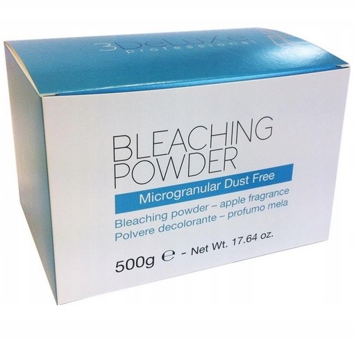 3Deluxe Rozjaśniacz do włosów bezpyłowy 500g biały