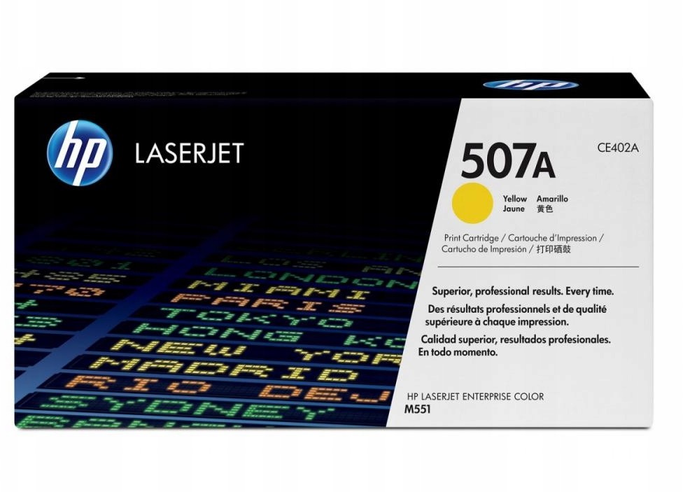 Hp Inc. Toner 507A Żółty 6k CE402A