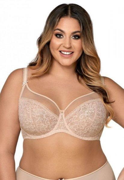 Ava Ava 1396 Crystal beżowy biustonosz miękki plus size