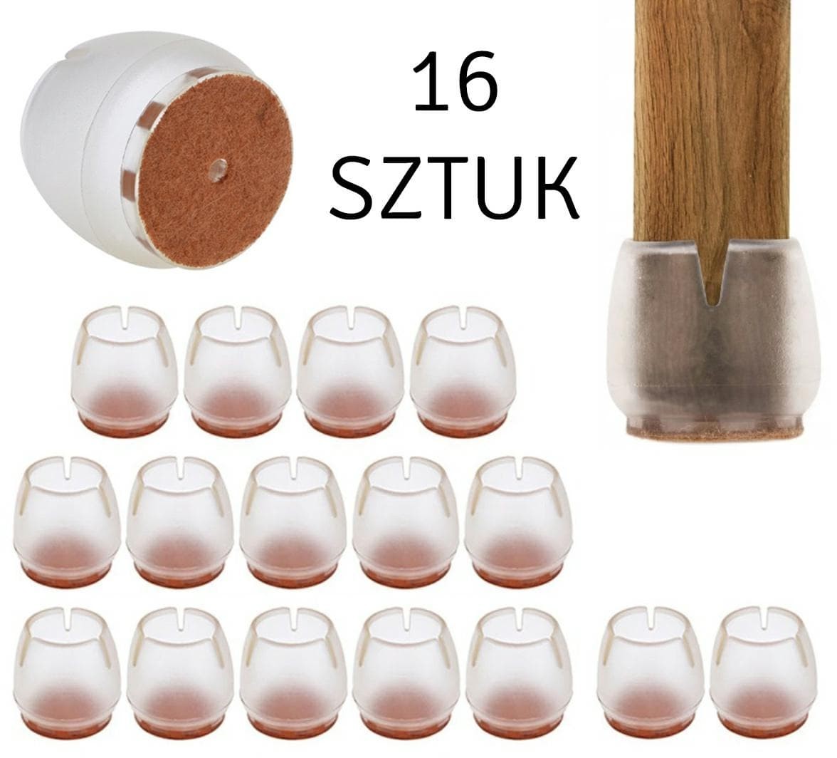 ATL AG562C Nakładki nogi meble 16szt 17-22mm AG562C