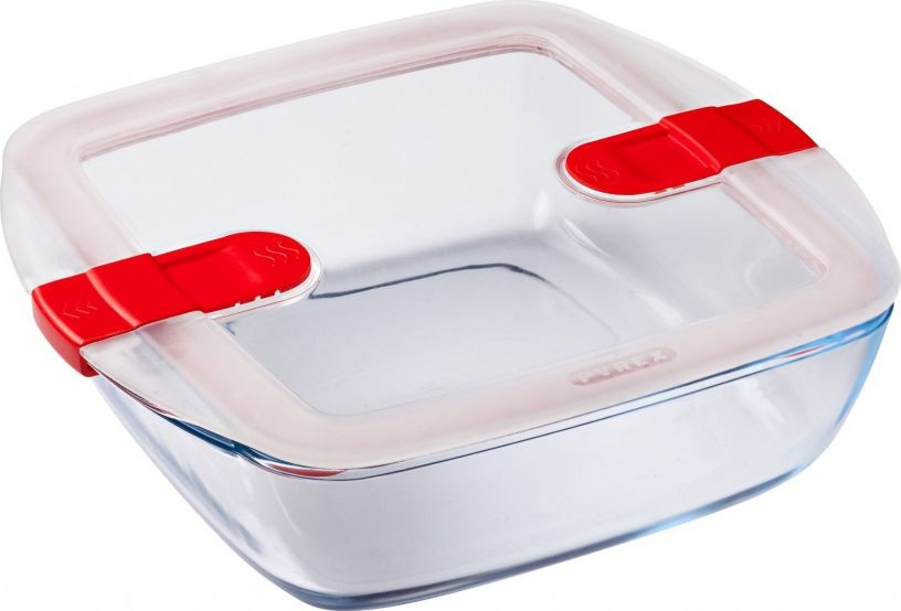 Pyrex Pojemnik na Lunch Pyrex COOK&HEAT Przezroczysty Szkło 2,2 L S2700434