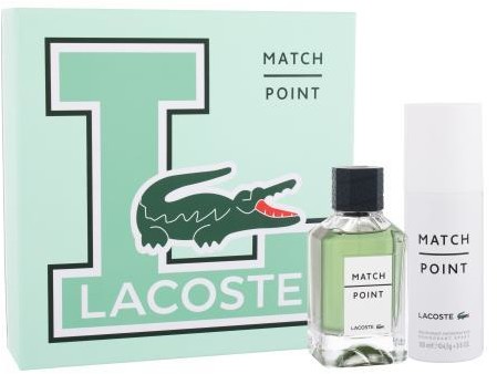 Lacoste Match Point zestaw Edt 100 ml + Dezodorant 150 ml dla mężczyzn