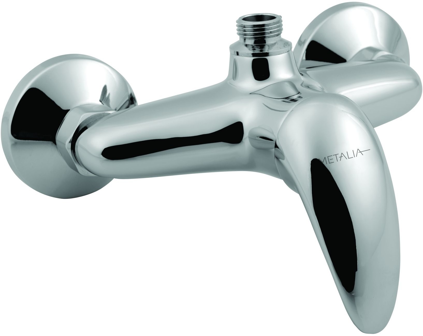 Ferro Bateria natryskowa z przyłączem górnym 150mm chrom 55062/1,0