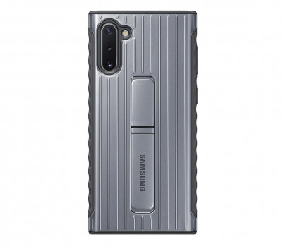 Samsung Etui Protective Standing Cover do Galaxy Note 10 Srebrny EF-RN970CSEGWW
