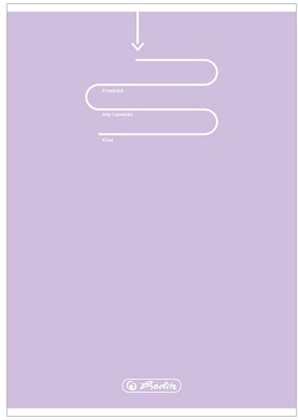 Herlitz Zeszyt A5 60 Linia Pastel Color Blocking 9583287