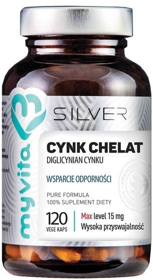 MyVita Proness silver cynk chelat 120 kapsułek