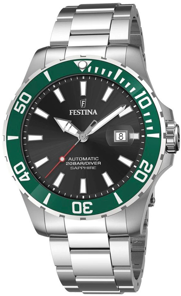 Festina Zegarek F20531-2 Diver Sapphire Automatic -