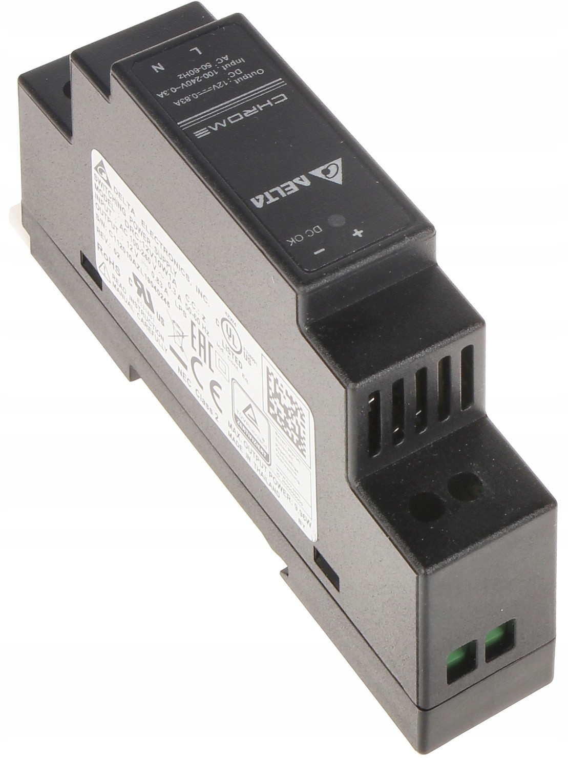 Zasilacz 12V DC 0.83A Zasilacz 12 V Na Szynę Din