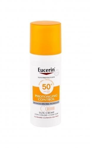Eucerin Sun Photoaging Control CC Cream SPF50+ preparat do opalania twarzy 50 ml unisex Medium