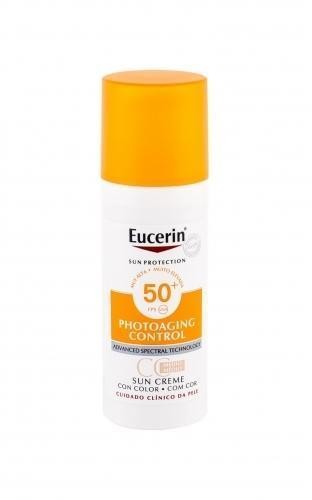 Eucerin Sun Photoaging Control CC Cream SPF50+ preparat do opalania twarzy 50 ml unisex Medium