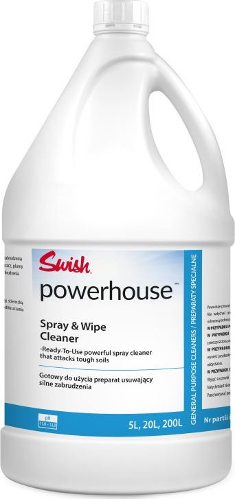 Swish Swish Powerhouse Uniwersalny preparat do usuwania trudnych zabrudzeń 5 l POWERHOUSE/5L